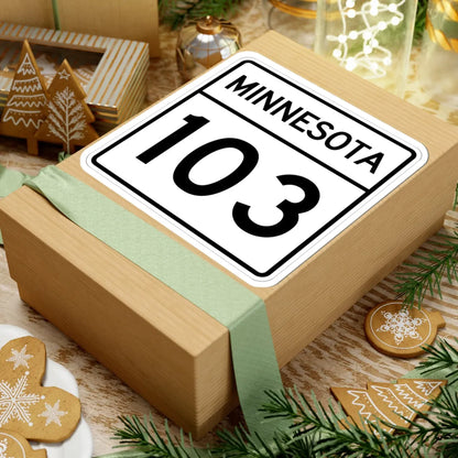 MN-103 1948 (Minnesota) (Road Sign) STICKER Vinyl Kiss-Cut Decal - The Sticker Space