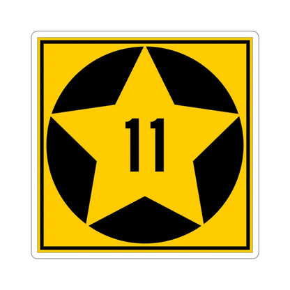 MN-11 1920 (Minnesota) (Road Sign) STICKER Vinyl Kiss-Cut Decal 4 Inch White - The Sticker Space