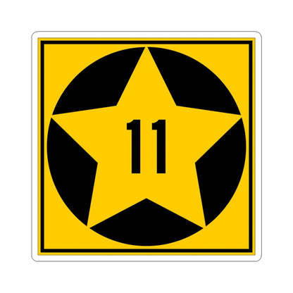 MN-11 1920 (Minnesota) (Road Sign) STICKER Vinyl Kiss-Cut Decal 6 Inch White - The Sticker Space
