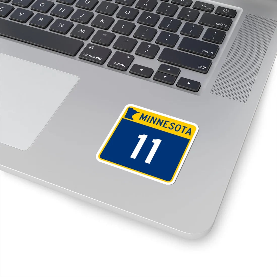 MN-11 (Minnesota) (Road Sign) STICKER Vinyl Kiss-Cut Decal - The Sticker Space
