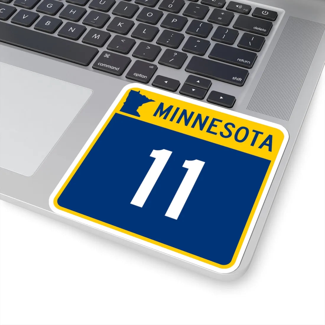 MN-11 (Minnesota) (Road Sign) STICKER Vinyl Kiss-Cut Decal - The Sticker Space