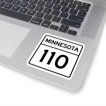 MN-110 1948 (Minnesota) (Road Sign) STICKER Vinyl Kiss-Cut Decal - The Sticker Space