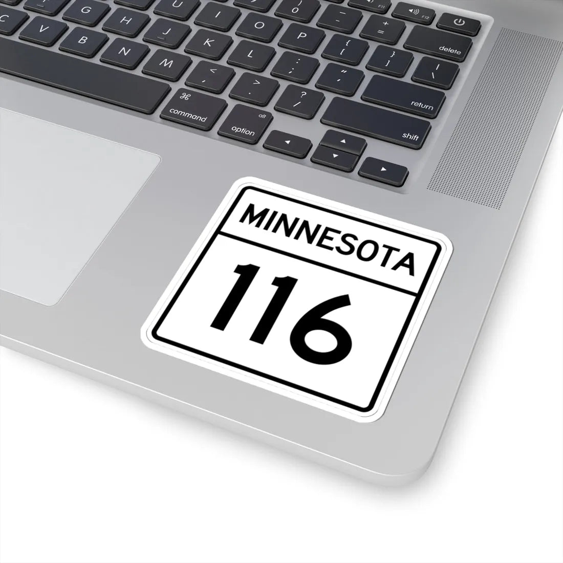 MN-116 1948 (Minnesota) (Road Sign) STICKER Vinyl Kiss-Cut Decal - The Sticker Space