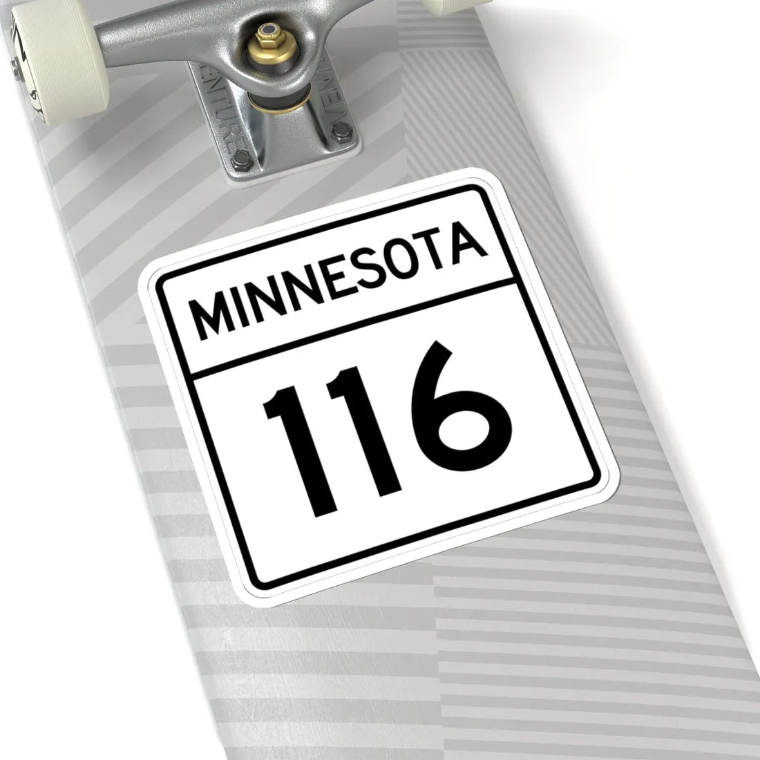 MN-116 1948 (Minnesota) (Road Sign) STICKER Vinyl Kiss-Cut Decal - The Sticker Space