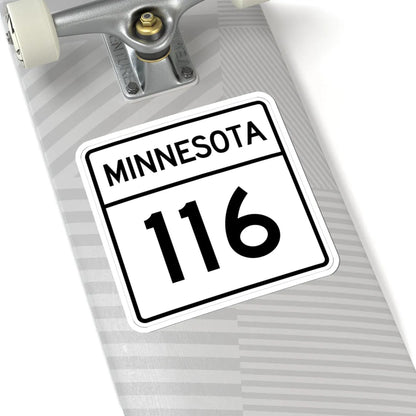 MN-116 1948 (Minnesota) (Road Sign) STICKER Vinyl Kiss-Cut Decal - The Sticker Space