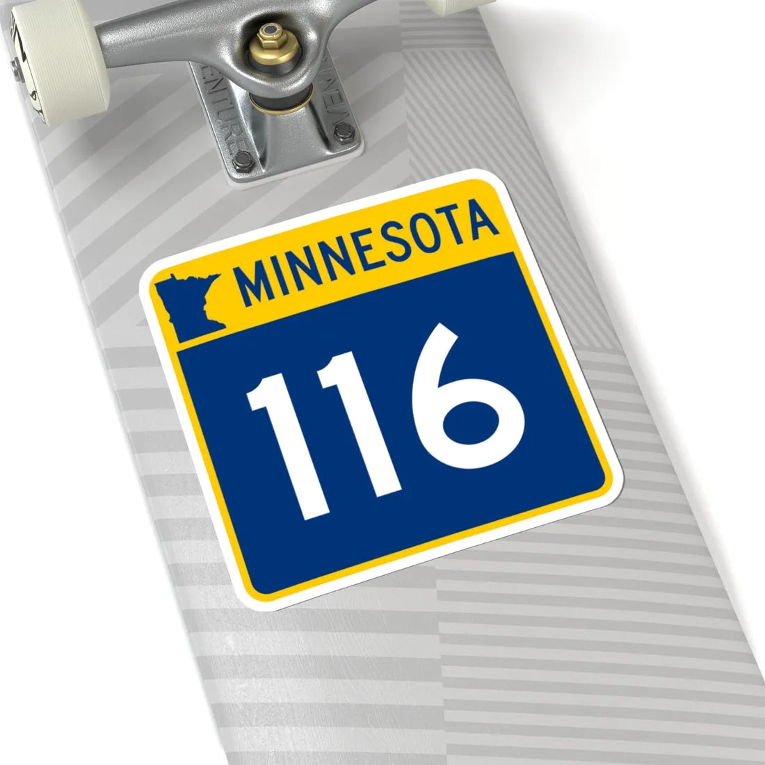 MN-116 (Minnesota) (Road Sign) STICKER Vinyl Kiss-Cut Decal - The Sticker Space