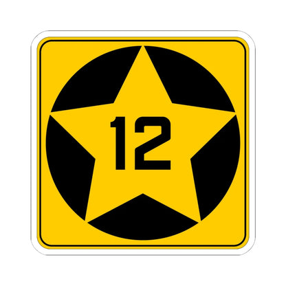 MN-12 1920 (Minnesota) (Road Sign) STICKER Vinyl Kiss-Cut Decal 6 Inch White - The Sticker Space
