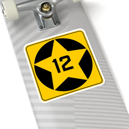 MN-12 1920 (Minnesota) (Road Sign) STICKER Vinyl Kiss-Cut Decal - The Sticker Space