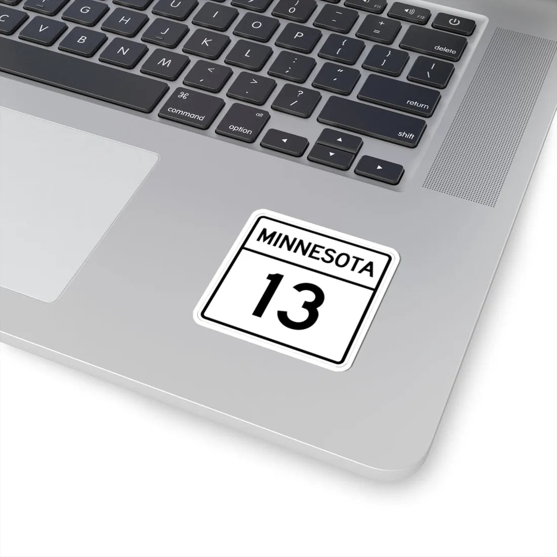 MN-13 1948 (Minnesota) (Road Sign) STICKER Vinyl Kiss-Cut Decal - The Sticker Space