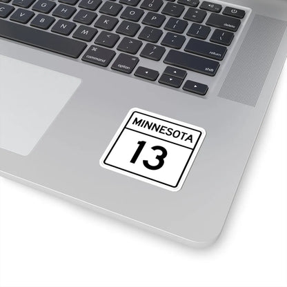 MN-13 1948 (Minnesota) (Road Sign) STICKER Vinyl Kiss-Cut Decal - The Sticker Space
