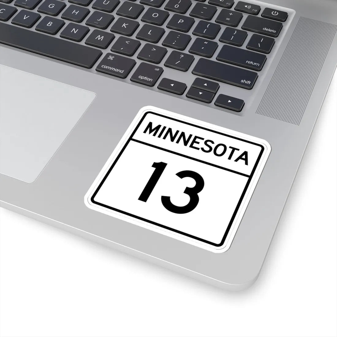MN-13 1948 (Minnesota) (Road Sign) STICKER Vinyl Kiss-Cut Decal - The Sticker Space