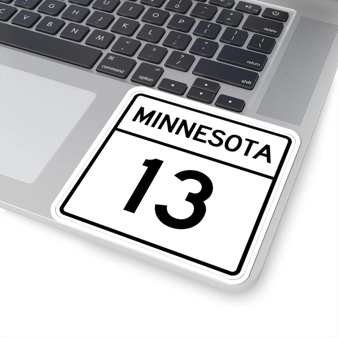 MN-13 1948 (Minnesota) (Road Sign) STICKER Vinyl Kiss-Cut Decal - The Sticker Space