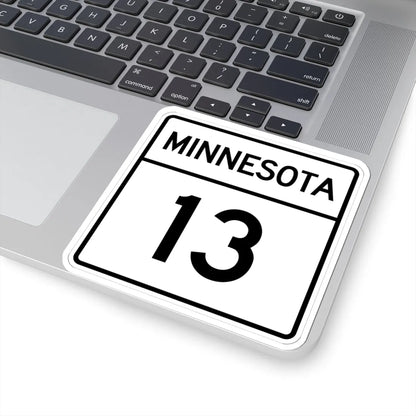 MN-13 1948 (Minnesota) (Road Sign) STICKER Vinyl Kiss-Cut Decal - The Sticker Space