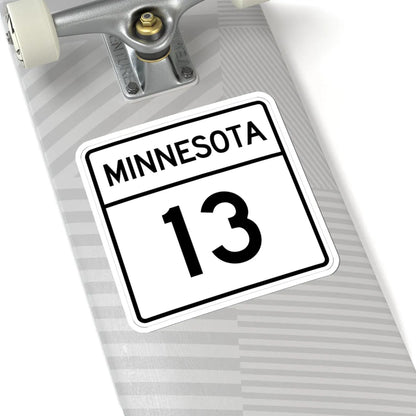 MN-13 1948 (Minnesota) (Road Sign) STICKER Vinyl Kiss-Cut Decal - The Sticker Space