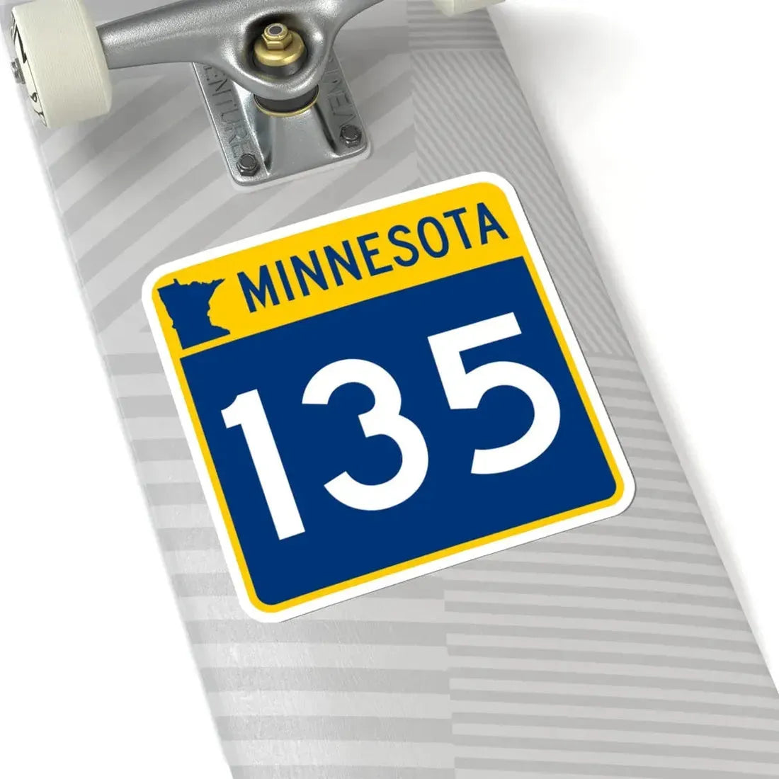 MN-135 (Minnesota) (Road Sign) STICKER Vinyl Kiss-Cut Decal - The Sticker Space