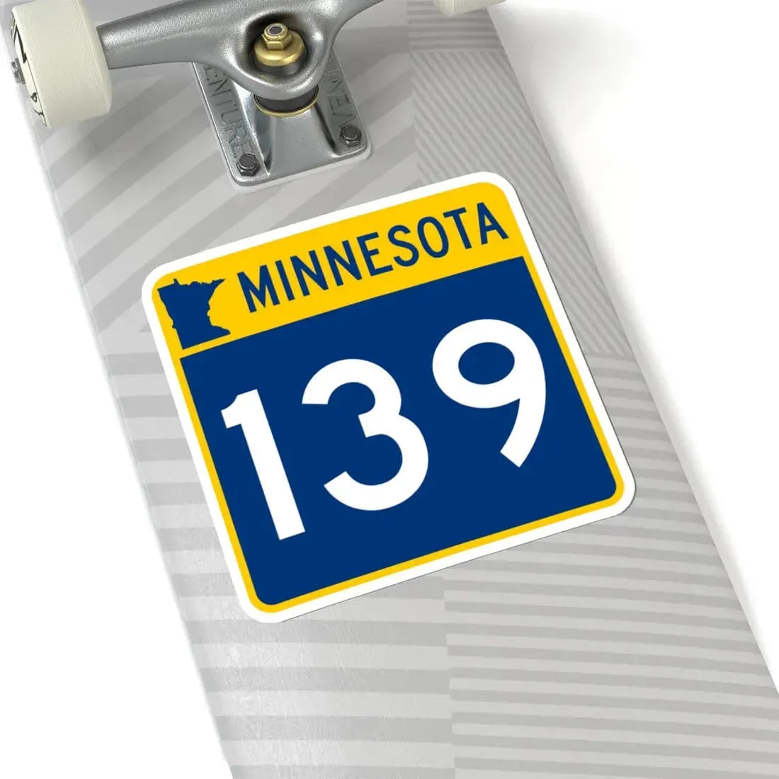 MN-139 (Minnesota) (Road Sign) STICKER Vinyl Kiss-Cut Decal - The Sticker Space