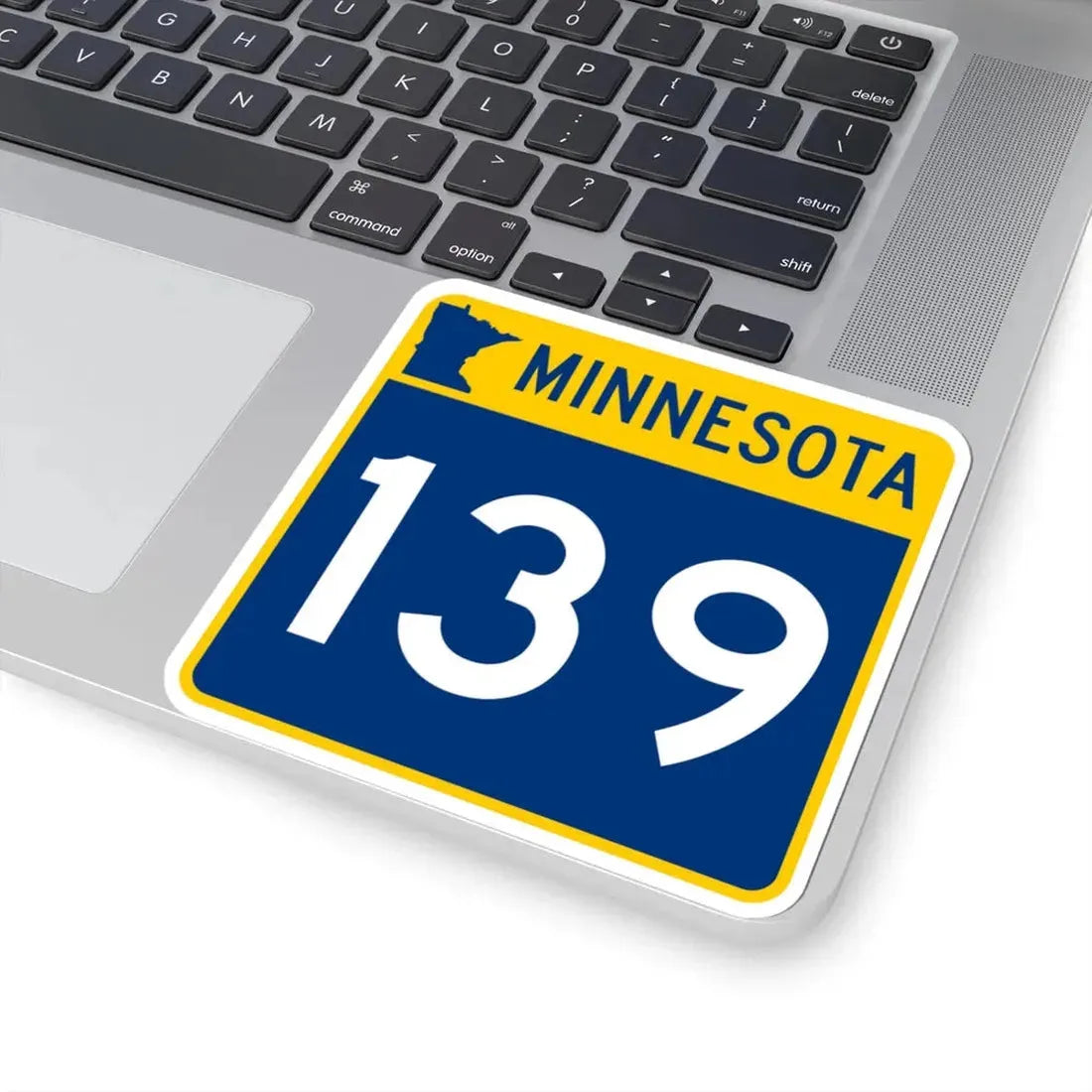 MN-139 (Minnesota) (Road Sign) STICKER Vinyl Kiss-Cut Decal - The Sticker Space