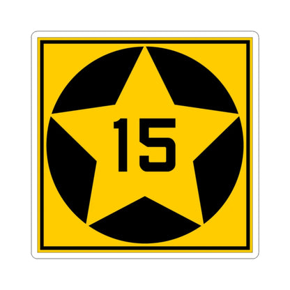 MN-15 1920 (Minnesota) (Road Sign) STICKER Vinyl Kiss-Cut Decal 2 Inch White - The Sticker Space