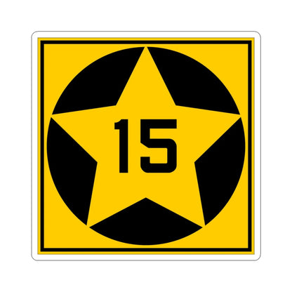 MN-15 1920 (Minnesota) (Road Sign) STICKER Vinyl Kiss-Cut Decal 4 Inch White - The Sticker Space
