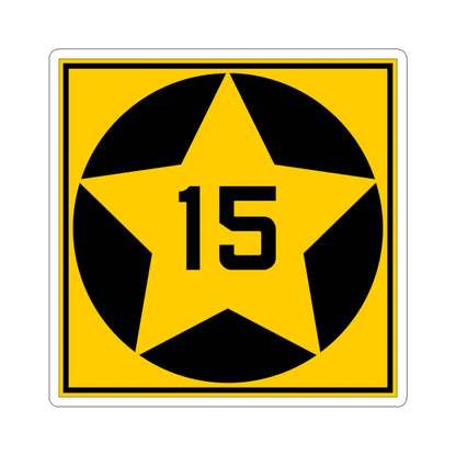 MN-15 1920 (Minnesota) (Road Sign) STICKER Vinyl Kiss-Cut Decal 6 Inch White - The Sticker Space