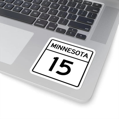 MN-15 1948 (Minnesota) (Road Sign) STICKER Vinyl Kiss-Cut Decal - The Sticker Space