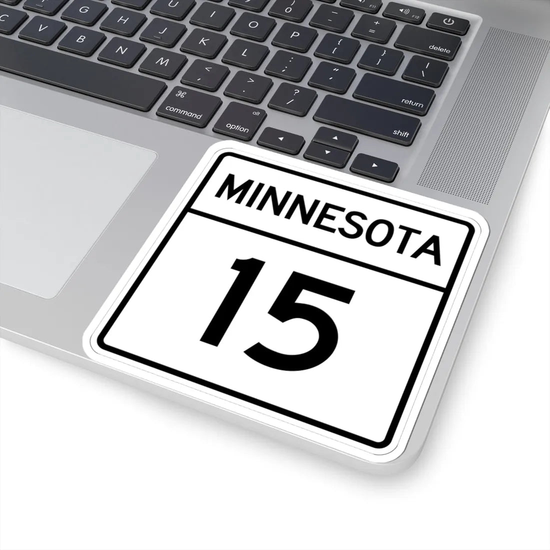 MN-15 1948 (Minnesota) (Road Sign) STICKER Vinyl Kiss-Cut Decal - The Sticker Space