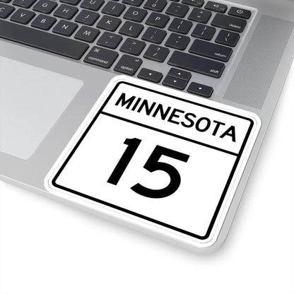 MN-15 1948 (Minnesota) (Road Sign) STICKER Vinyl Kiss-Cut Decal - The Sticker Space