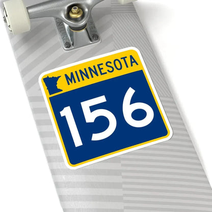 MN-156 (Minnesota) (Road Sign) STICKER Vinyl Kiss-Cut Decal - The Sticker Space