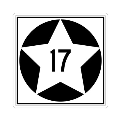 MN-17 1934 (Minnesota) (Road Sign) STICKER Vinyl Kiss-Cut Decal 4 Inch White - The Sticker Space