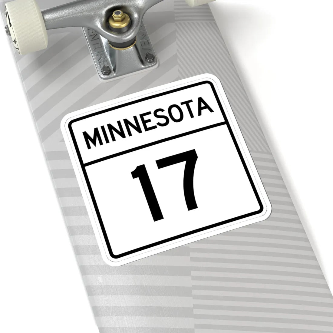 MN-17 1948 (Minnesota) (Road Sign) STICKER Vinyl Kiss-Cut Decal - The Sticker Space