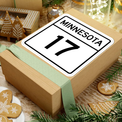 MN-17 1948 (Minnesota) (Road Sign) STICKER Vinyl Kiss-Cut Decal - The Sticker Space
