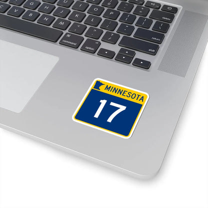MN-17 (Minnesota) (Road Sign) STICKER Vinyl Kiss-Cut Decal - The Sticker Space