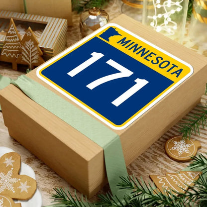 MN-171 (Minnesota) (Road Sign) STICKER Vinyl Kiss-Cut Decal - The Sticker Space