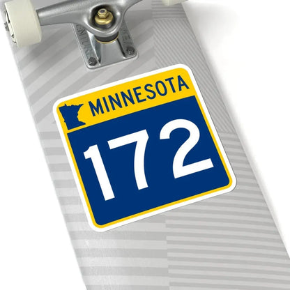 MN-172 (Minnesota) (Road Sign) STICKER Vinyl Kiss-Cut Decal - The Sticker Space