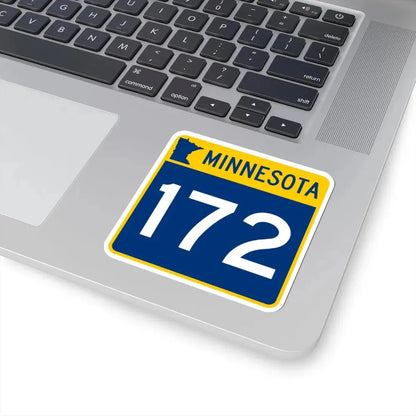 MN-172 (Minnesota) (Road Sign) STICKER Vinyl Kiss-Cut Decal - The Sticker Space