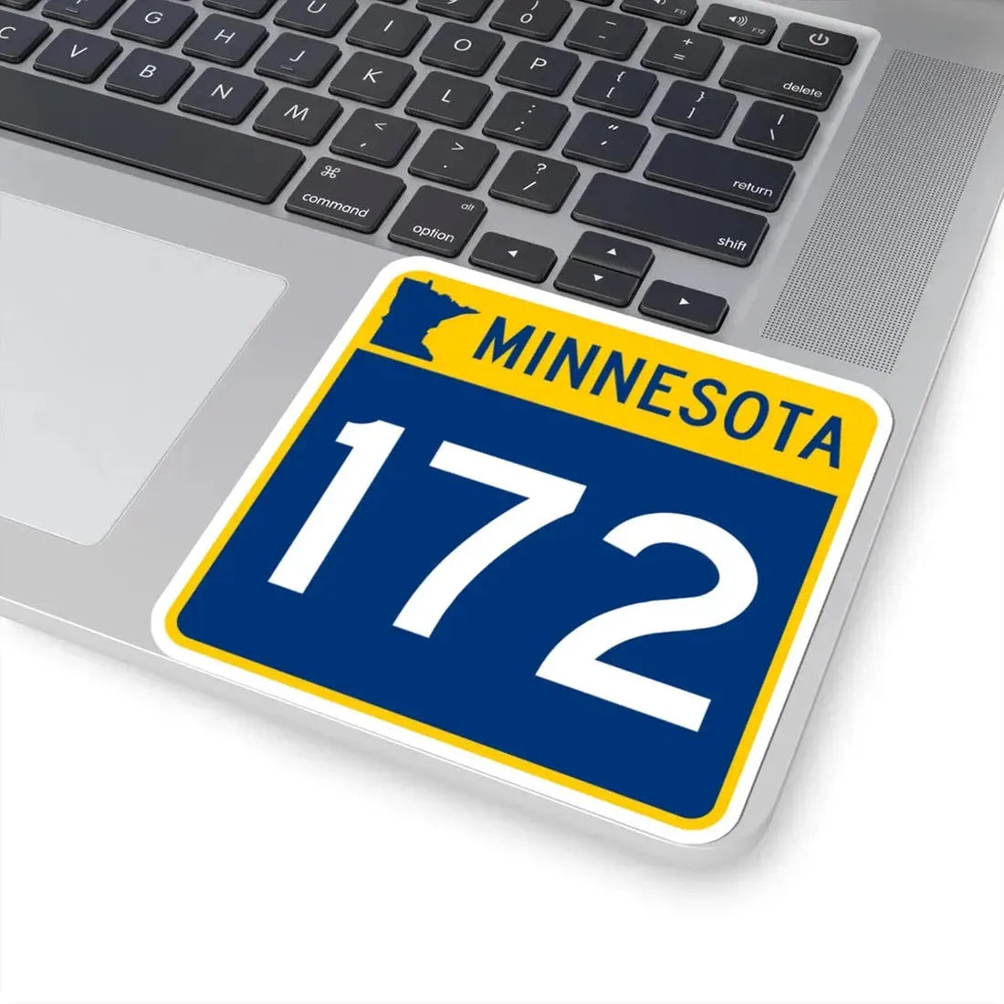 MN-172 (Minnesota) (Road Sign) STICKER Vinyl Kiss-Cut Decal - The Sticker Space