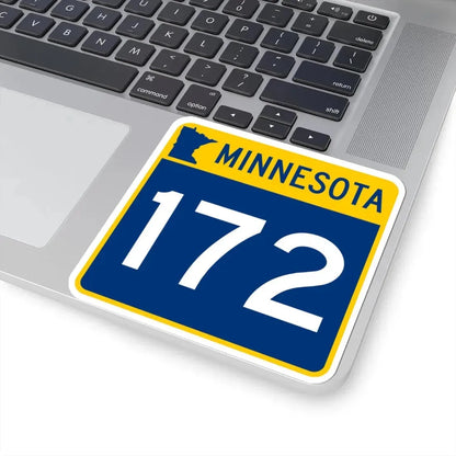 MN-172 (Minnesota) (Road Sign) STICKER Vinyl Kiss-Cut Decal - The Sticker Space