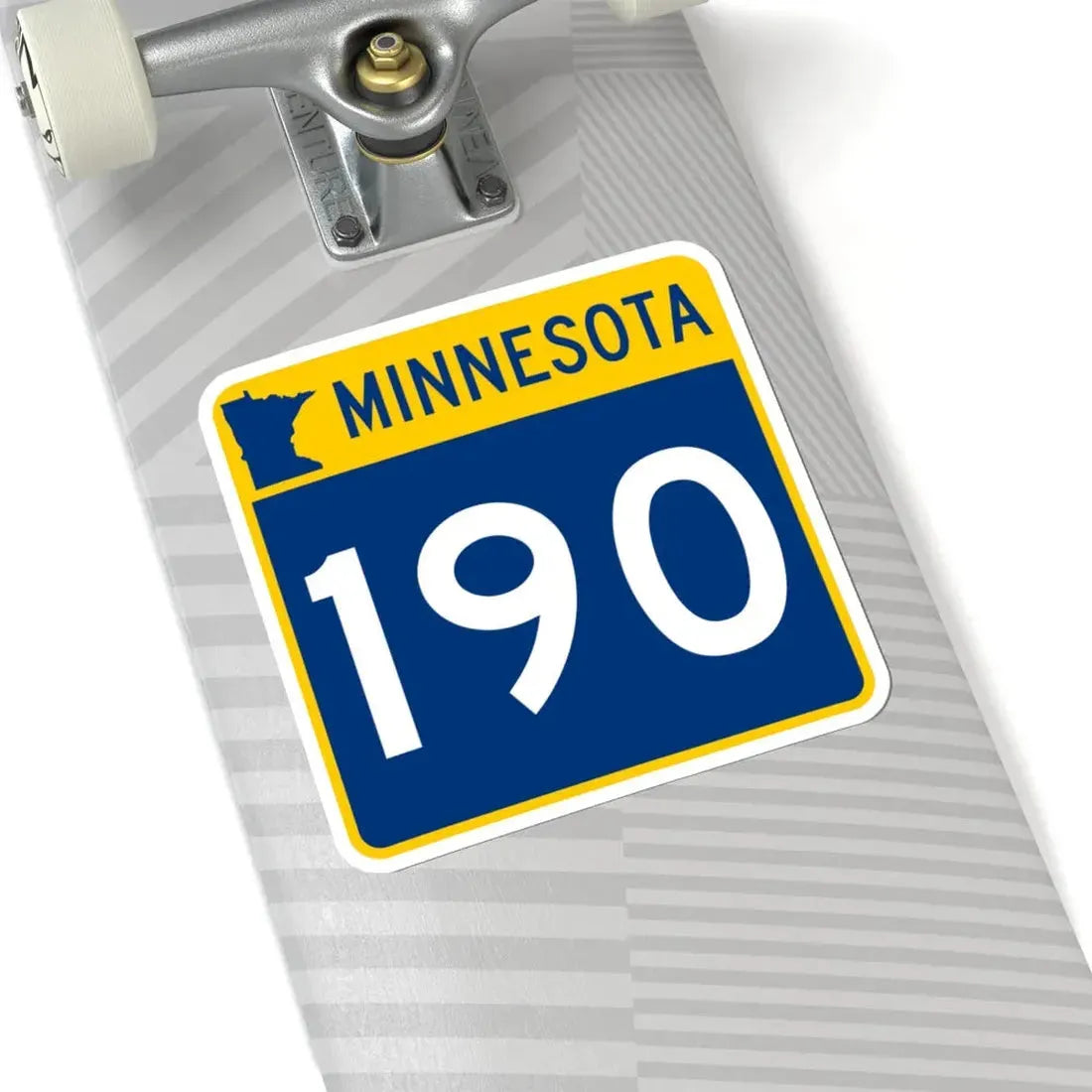 MN-190 (Minnesota) (Road Sign) STICKER Vinyl Kiss-Cut Decal - The Sticker Space