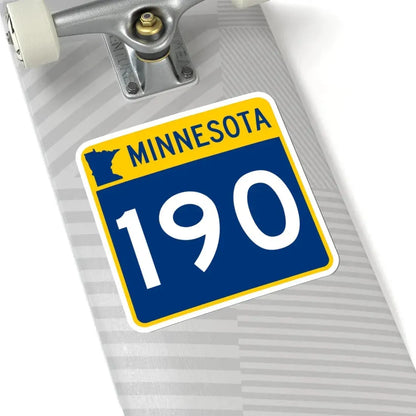MN-190 (Minnesota) (Road Sign) STICKER Vinyl Kiss-Cut Decal - The Sticker Space