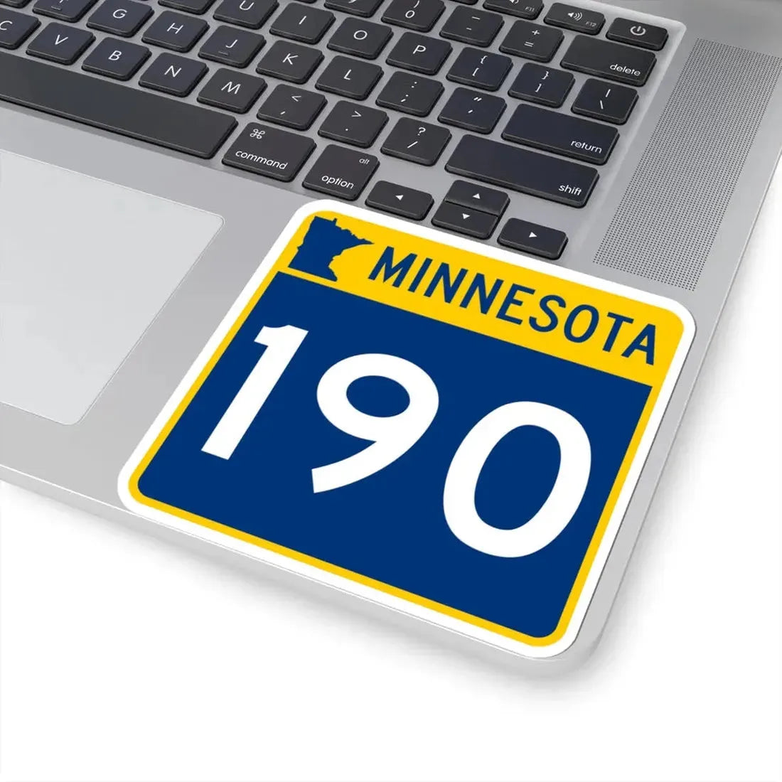 MN-190 (Minnesota) (Road Sign) STICKER Vinyl Kiss-Cut Decal - The Sticker Space