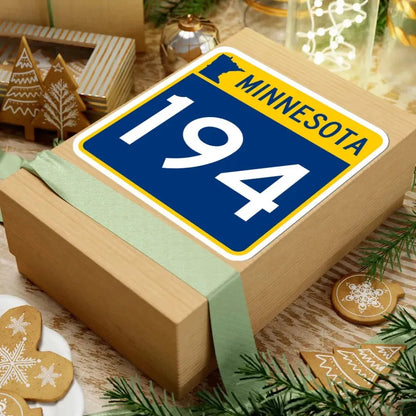 MN-194 (Minnesota) (Road Sign) STICKER Vinyl Kiss-Cut Decal - The Sticker Space