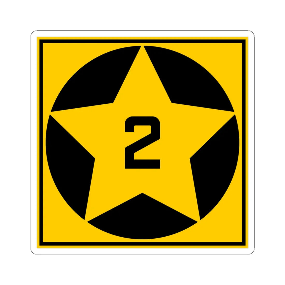 MN-2 1920 (Minnesota) (Road Sign) STICKER Vinyl Kiss-Cut Decal 4 Inch White - The Sticker Space