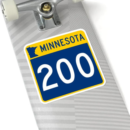 MN-200 (Minnesota) (Road Sign) STICKER Vinyl Kiss-Cut Decal - The Sticker Space