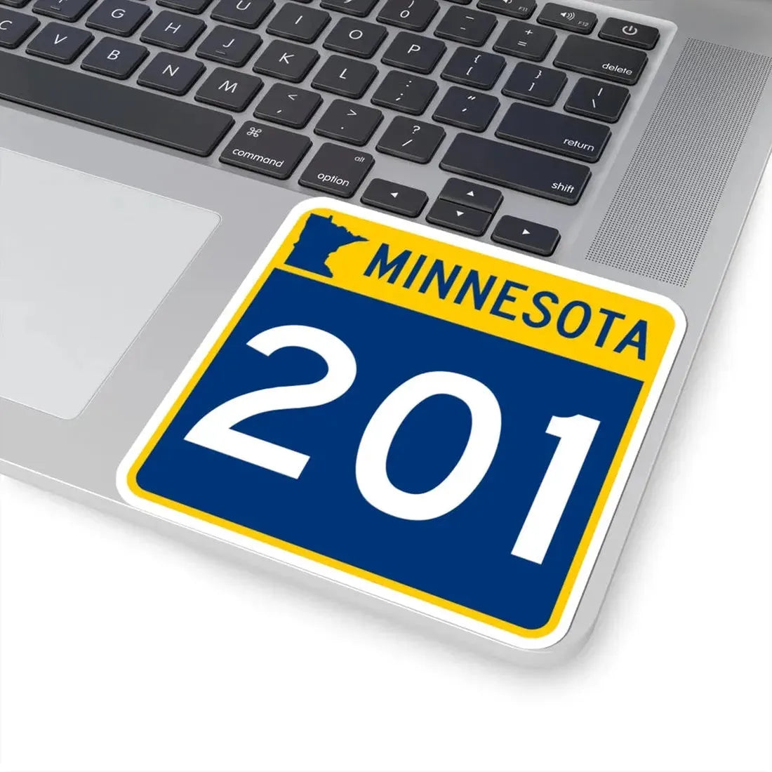MN-201 (Minnesota) (Road Sign) STICKER Vinyl Kiss-Cut Decal - The Sticker Space