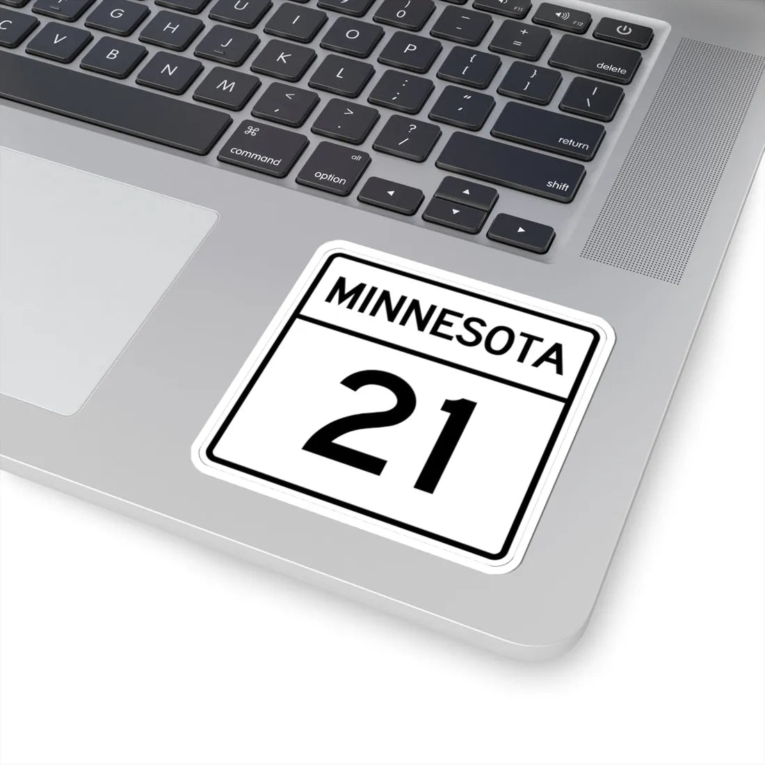 MN-21 1948 (Minnesota) (Road Sign) STICKER Vinyl Kiss-Cut Decal - The Sticker Space