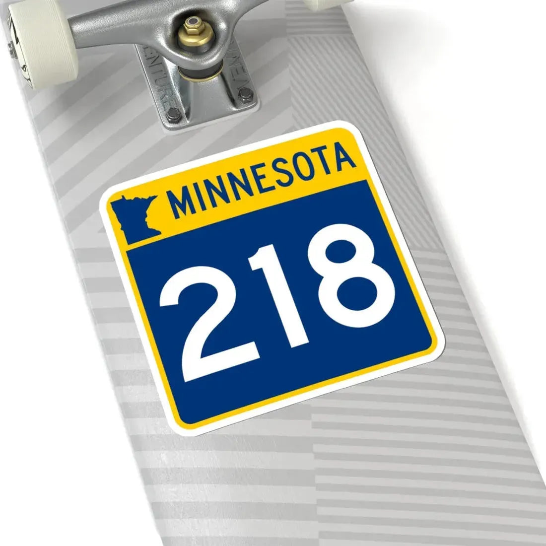 MN-218 (Minnesota) (Road Sign) STICKER Vinyl Kiss-Cut Decal - The Sticker Space