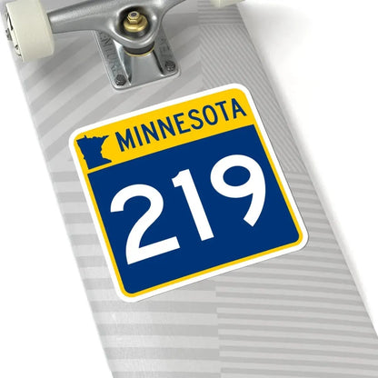 MN-219 (Minnesota) (Road Sign) STICKER Vinyl Kiss-Cut Decal - The Sticker Space