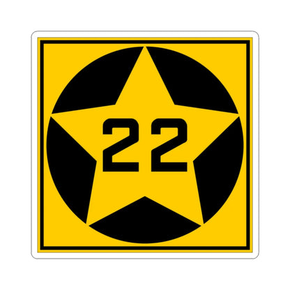 MN-22 1920 (Minnesota) (Road Sign) STICKER Vinyl Kiss-Cut Decal 2 Inch White - The Sticker Space