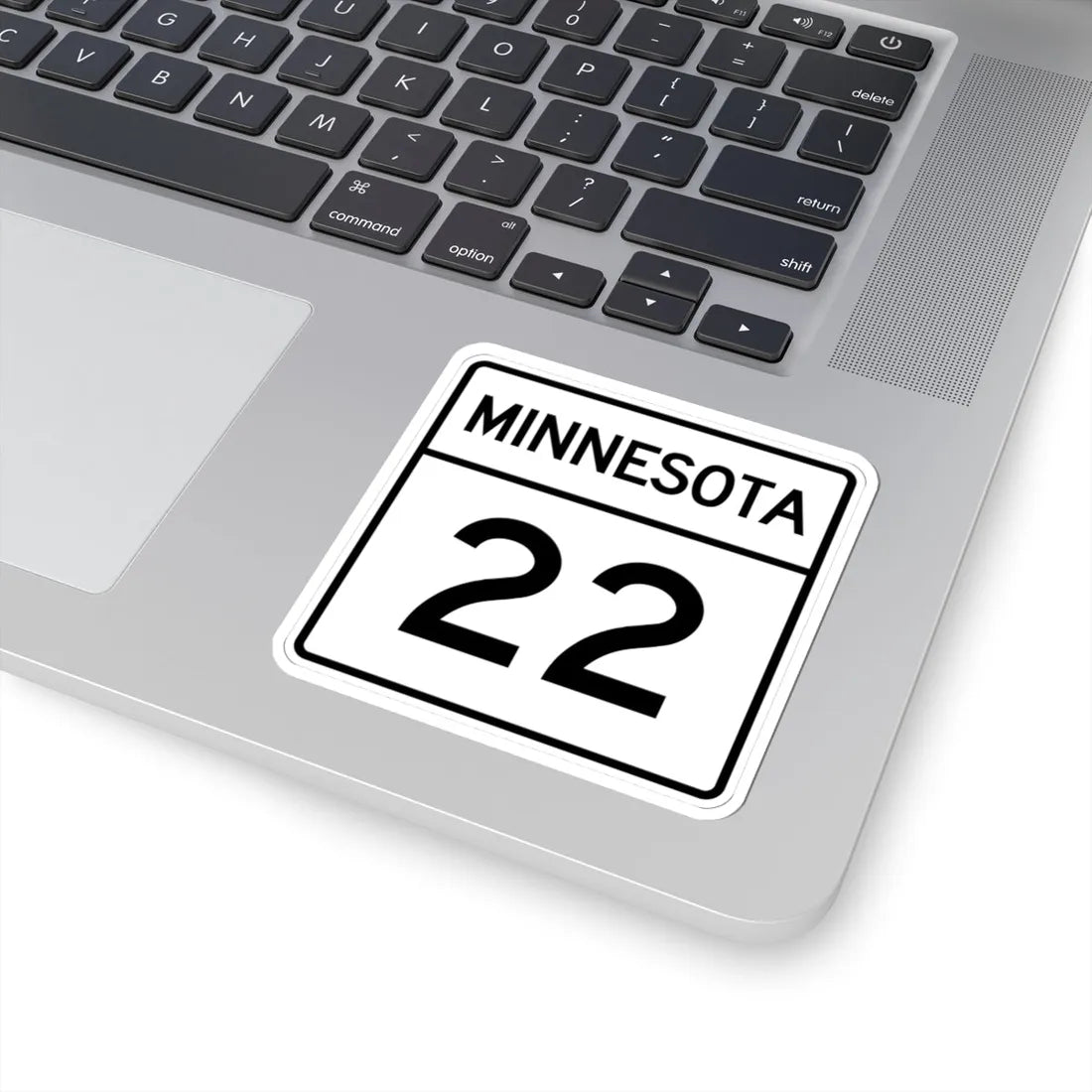 MN-22 1948 (Minnesota) (Road Sign) STICKER Vinyl Kiss-Cut Decal - The Sticker Space