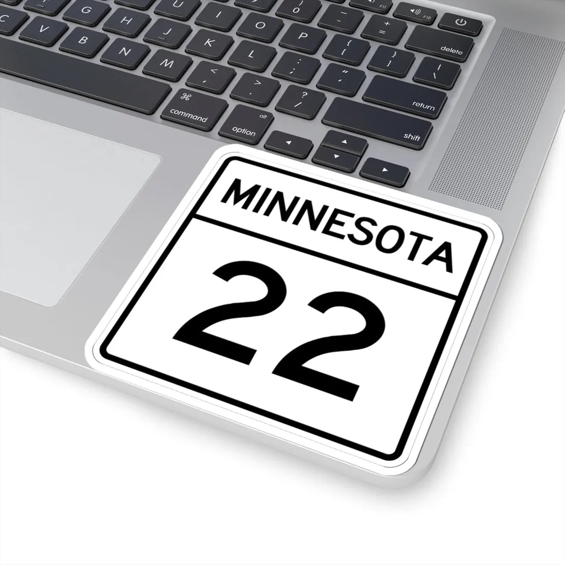 MN-22 1948 (Minnesota) (Road Sign) STICKER Vinyl Kiss-Cut Decal - The Sticker Space